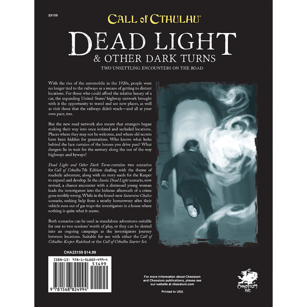 Call of Cthulhu RPG: Dead Light & Other Dark Turns