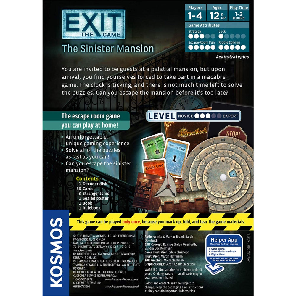 EXIT - The Sinister Mansion