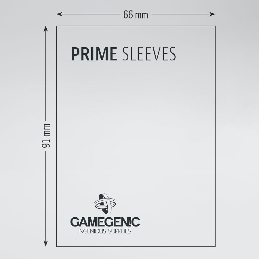 GameGenic - Prime Board Game Sleeves: Standard Card Game (66mm x 91mm)