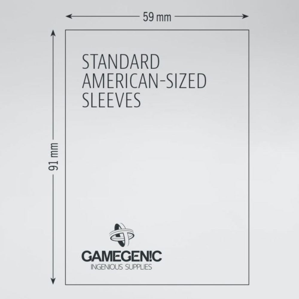 GameGenic - Prime Board Game Sleeves: Standard American (59mm x 91mm)