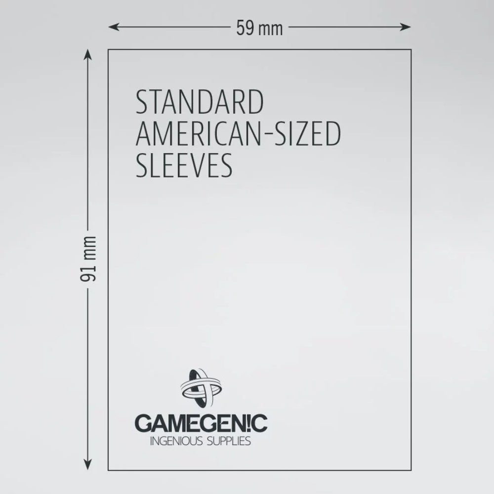 GameGenic - Matte Board Game Sleeves: Standard American (59mm x 91mm)