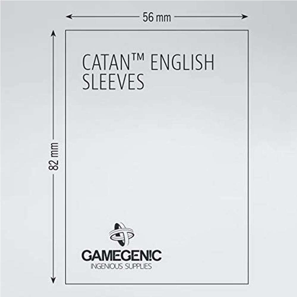 GameGenic - Matte Board Game Sleeves: Catan (56mm x 82mm)
