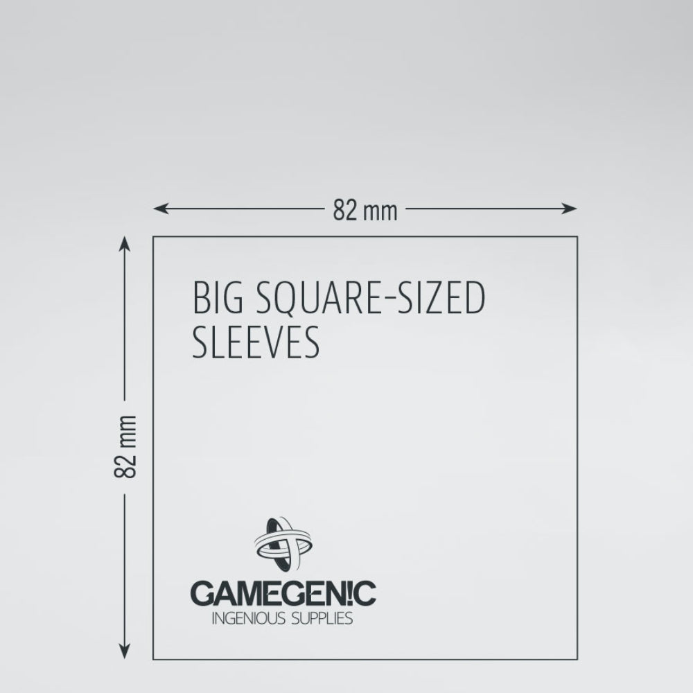 GameGenic - Prime Board Game Sleeves: Big Square (82mm x 82mm)