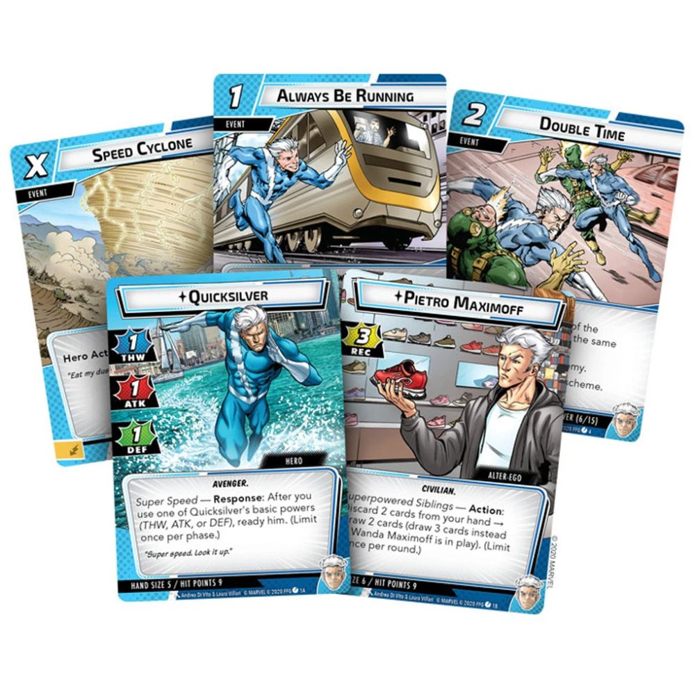 Marvel Champions LCG - QuickSilver Hero Pack
