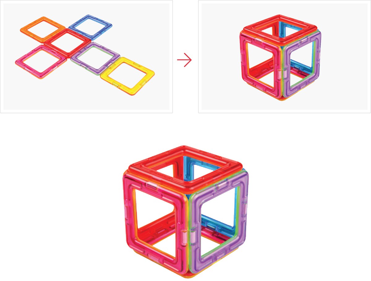 Magformers Square 6 Set
