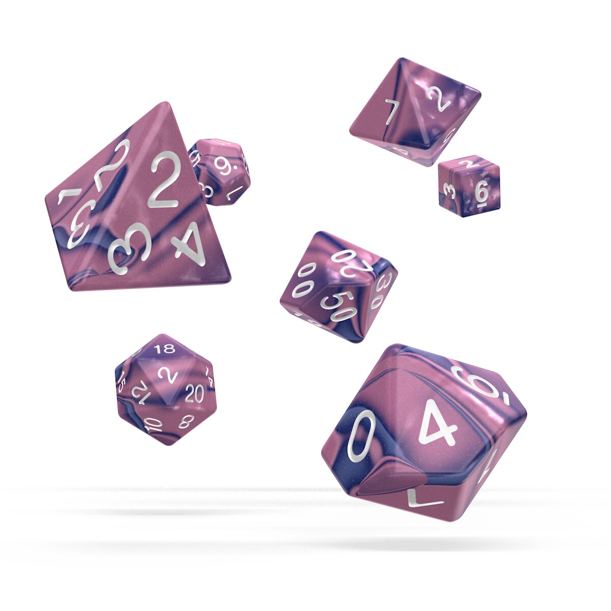 oakie doakie DICE RPG Set Gemidice: Venus (7)