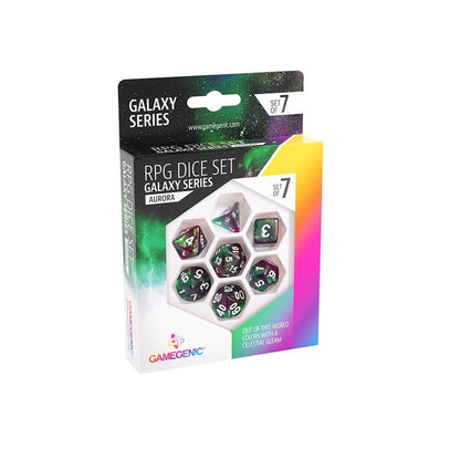 GameGenic - RPG Dice Set - Galaxy Series - Aurora
