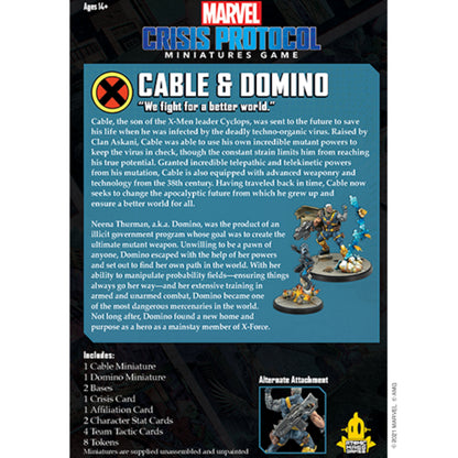 Marvel Crisis Protocol - Cable & Domino
