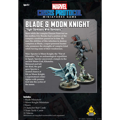 Marvel Crisis Protocol - Blade and Moon Knight