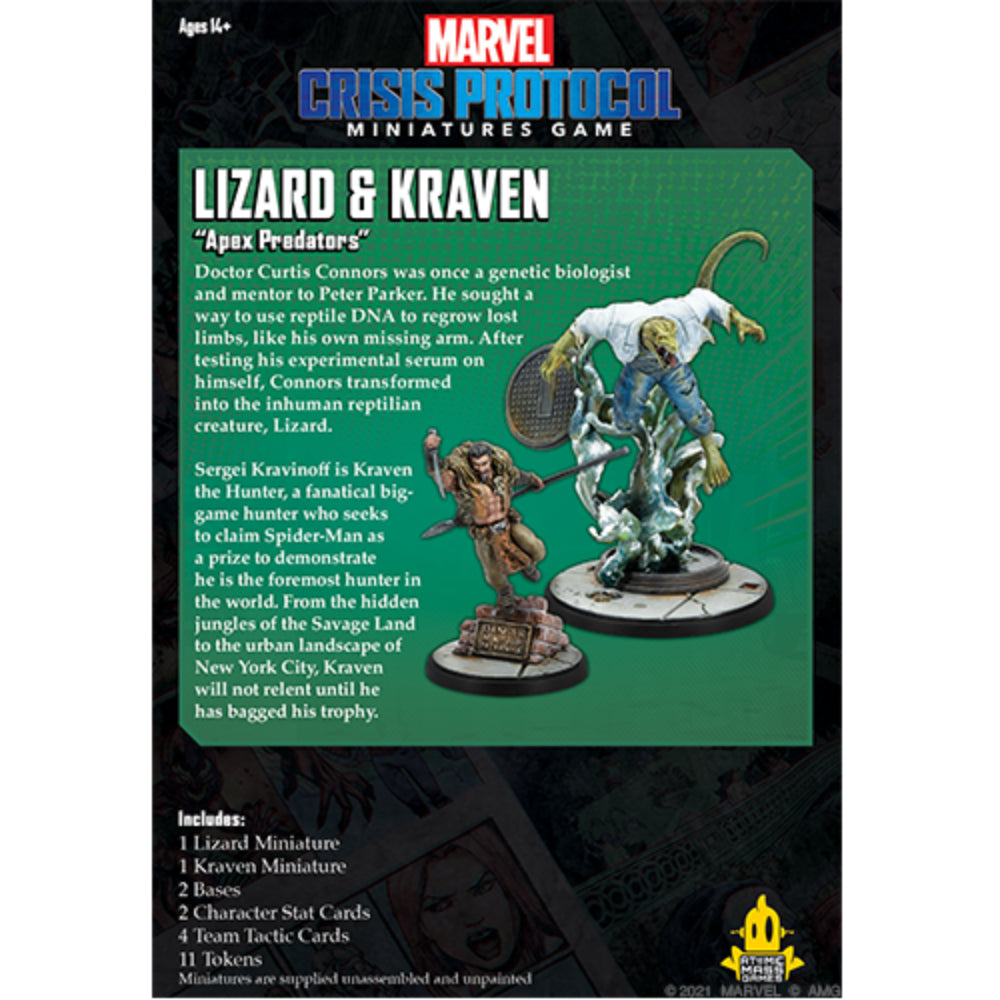 Marvel Crisis Protocol - Lizard and Kraven