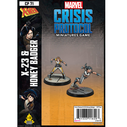 Marvel Crisis Protocol - X-23 & Honey Badger