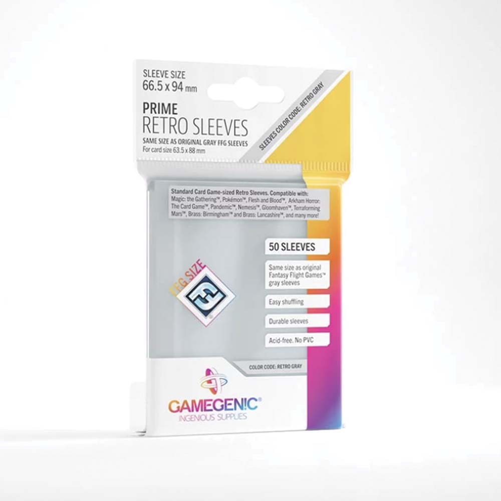 GameGenic - Prime Board Game Sleeves: Retro (66.5mm x 94mm)