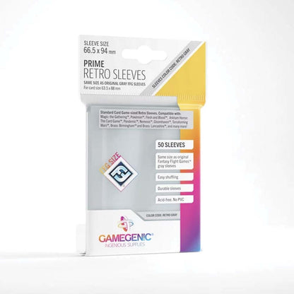 GameGenic - Prime Board Game Sleeves: Retro (66.5mm x 94mm)