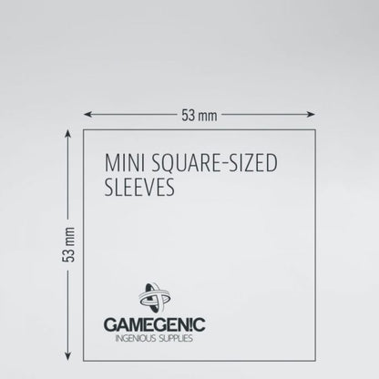 GameGenic - Prime Board Game Sleeves: Mini Square (53mm x 53mm)