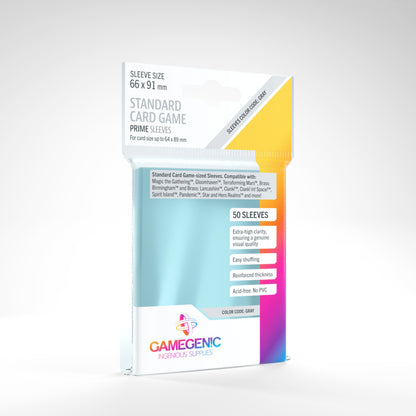 GameGenic - Prime Board Game Sleeves: Standard Card Game (66mm x 91mm)