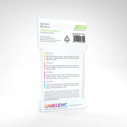 GameGenic - Matte Board Game Sleeves: Standard American (59mm x 91mm)