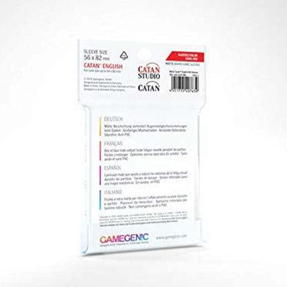 GameGenic - Matte Board Game Sleeves: Catan (56mm x 82mm)