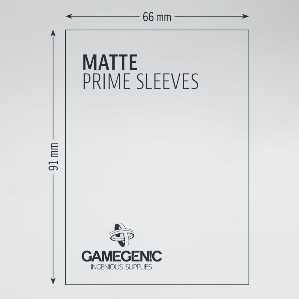 GameGenic - Matte Double Sleeving Pack: Black (100)