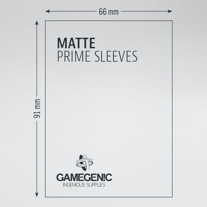 GameGenic - Matte Double Sleeving Pack: Black (100)