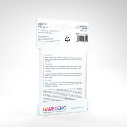 GameGenic - Matte Board Game Sleeves: Standard Card Game (66mm x 91mm)
