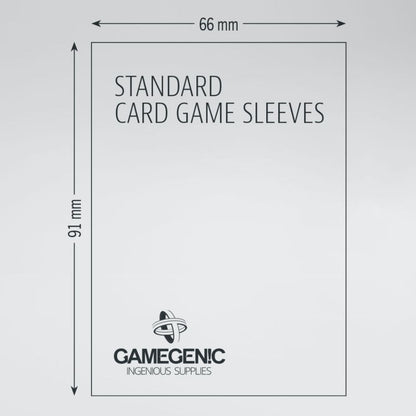 GameGenic - Matte Board Game Sleeves: Standard Card Game (66mm x 91mm)