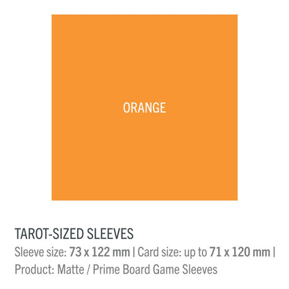 GameGenic - Matte Board Game Sleeves: Tarot (73mm x 122mm)