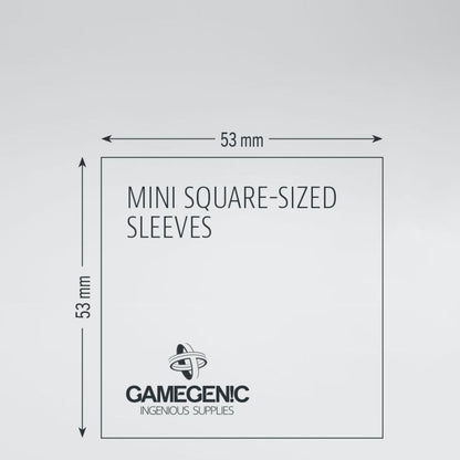 GameGenic - Matte Board Game Sleeves: Mini Square (53mm x 53mm)