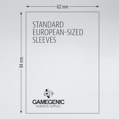 GameGenic - Matte Board Game Sleeves: Standard European (62mm x 94mm)