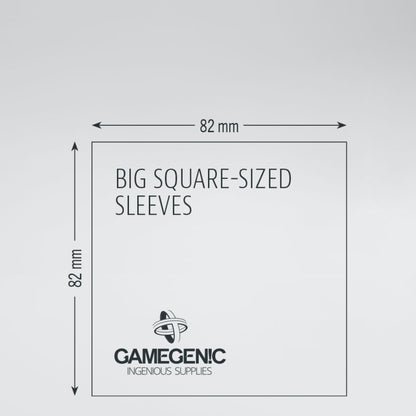 GameGenic - Prime Board Game Sleeves: Big Square (82mm x 82mm)