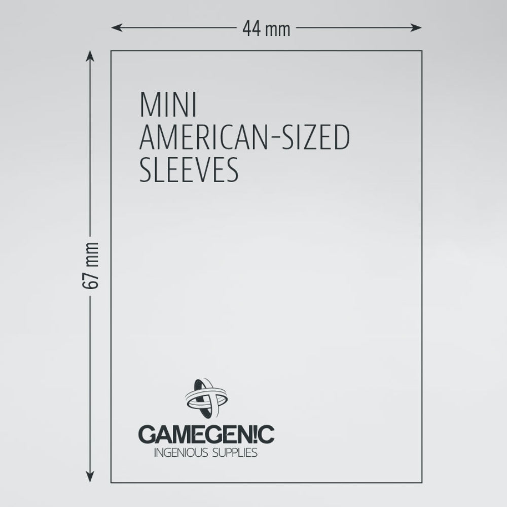 GameGenic - Prime Board Game Sleeves: Mini American (44mm x 67mm)