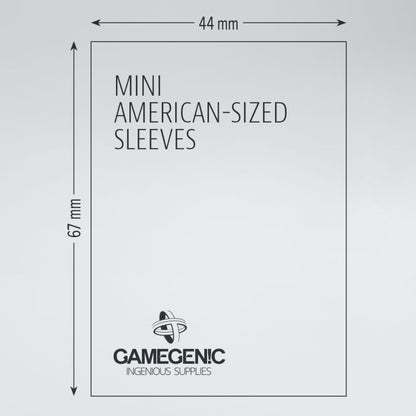 GameGenic - Prime Board Game Sleeves: Mini American (44mm x 67mm)