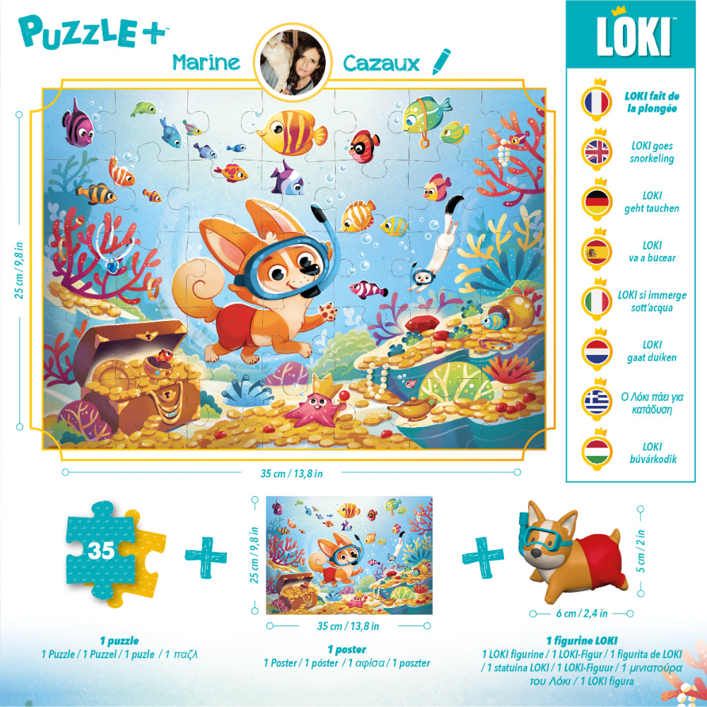 LOKI Puzzle +: Loki Goes Snorkeling (35pc)