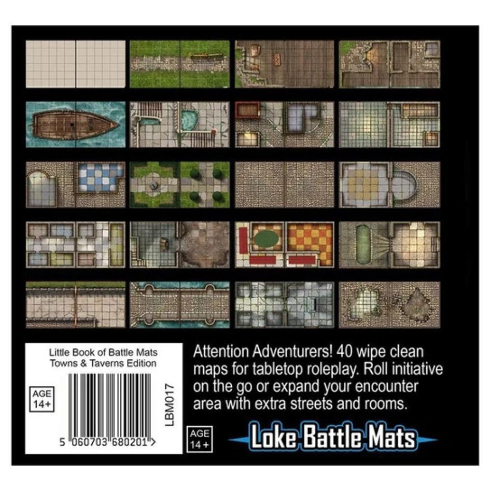 Little Book of Battle Mats (Towns & Taverns)