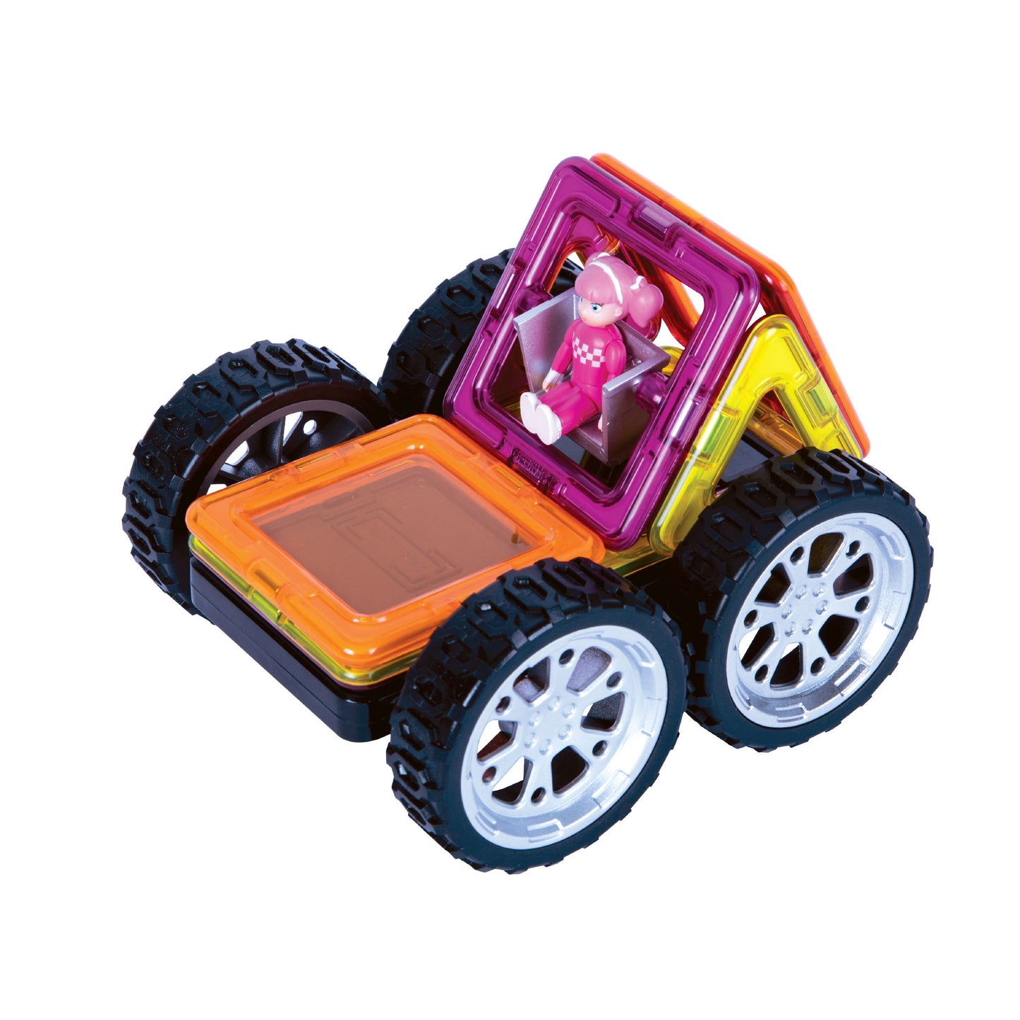 Magformers Rally Kart Set (Girl) 8PC