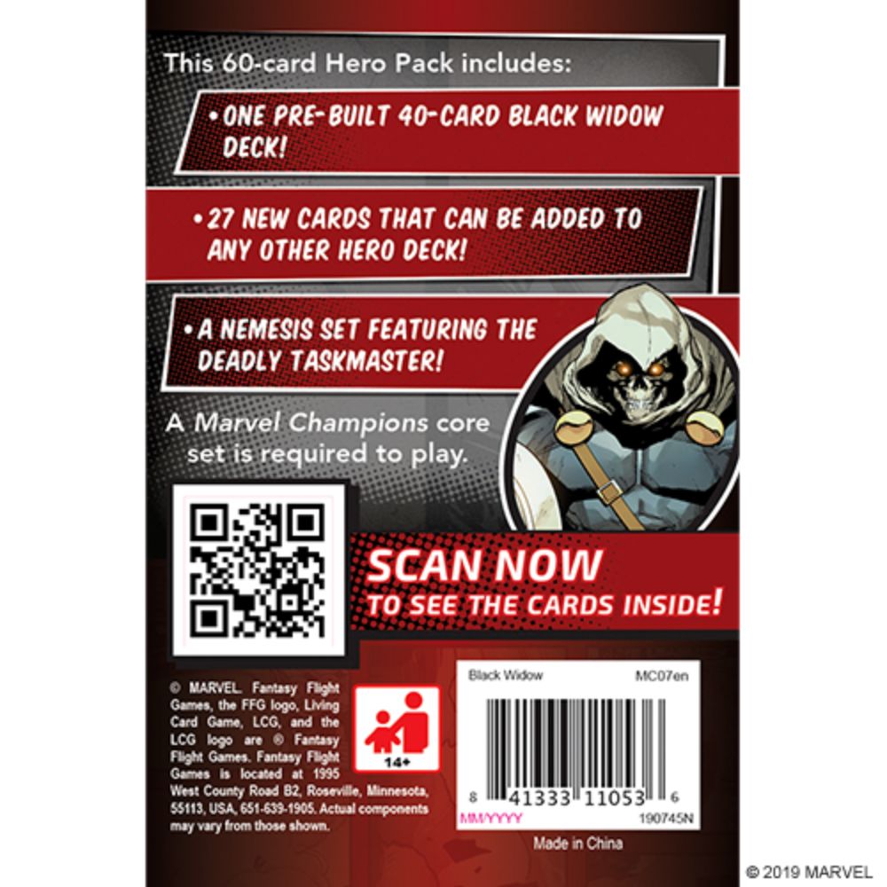 Marvel Champions LCG - Black Widow Hero Pack