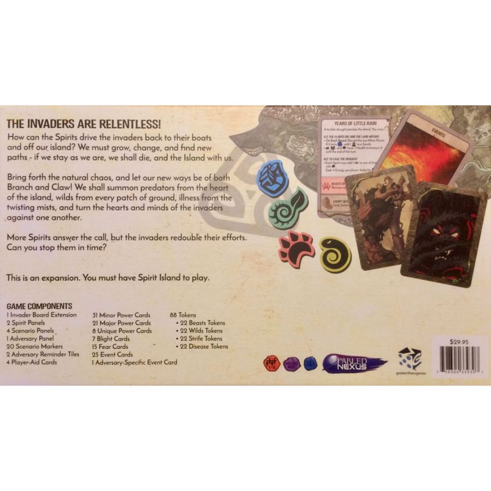 Spirit Island Branch & Claw Expansion